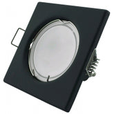 Avide GU10 Πλαίσιο Τετράγωνο Ανθρακί